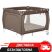 Дитячий ігровий квадратний Манеж CARRELLO Grande CRL-11504/1 Chocolate Brown з твердим дном / коричневий