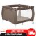 Дитячий ігровий квадратний Манеж CARRELLO Grande CRL-11504/1 Chocolate Brown з твердим дном / коричневий