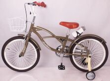 Велосипед дитячий двоколісний STRAIGHT A STUDENT-20 Bronze колеса 20 дюймів бронзовий