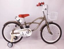 Велосипед дитячий двоколісний STRAIGHT A STUDENT-20 Bronze колеса 20 дюймів бронзовий
