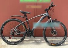 Спортивний дорослий велосипед Azimut NEVADA (Азимут НЕВАДА) 26 дюймів рама 15,5 чорно-червоний