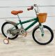 Дитячий алюмінієвий двоколісний велосипед 14 дюймів Maraton M01 з кошиком зелений