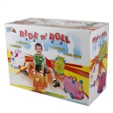 Дитячий Дорожній чемодан-Толокар з Ручкою для дітей Ride' ' Roll Tiger MK 1936 "Тигреня"