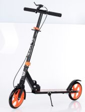 Дитячий підлітковий двоколісний складаний самокат iTrike SR 2-049-1-BOR алюмінієвий / ПУ колесах / оранж**