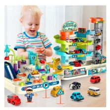 Дитячий Ігровий Триповерховий гараж T103-88A Парковка паркінг для машинок з Ліфтом**