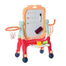 Дитячий мольберт Пластиковий з баскетбольним кільцем WQ811-AB двостороння дошка з аксесуарами U**