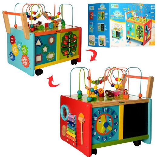 Дерев'яний розвиваючий центр Bambi MD 2001 Візок