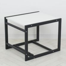 Дитячий Стільчик-трансформер для годування Graphite чорно-білий