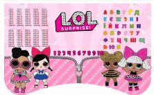 Дитяча парта шкільна растишка зі стільцем LOL (Лол) 101, рожева ***