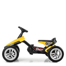 Дитячий педальний карт на Єва колесах Bambi M 4087E-6 жовтий **