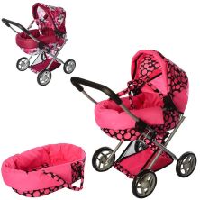 Коляска для ляльки класична Melogo 9369-82100 люлька-переноска**