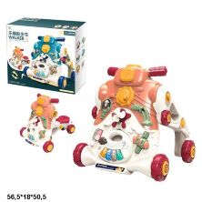 Каталка-ходунки-штовхач 653/653A Перші кроки музика світ два кольори