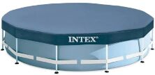 Каркасний круглий басейн Intex 26726 діаметр 457см /об'єм 16800л з фільтр-насосом сходами підстилкою тентом