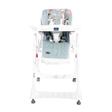 Стільчик для годування Lorelli (Bertoni) Gusto Green Birthday Зелений з Малюнками. Дитячий стілець для годування