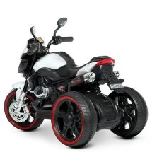 Дитячий електромобіль мотоцикл трицикл Bambi Racer М 4533-1 на акумуляторі з MP3 / білий**