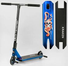 Трюковий двоколісний самокат Best Scooter KR-71078 "Kraken" HIC-система ПЕГИ Алюм. диск і дека АНОДОВАНИЙ