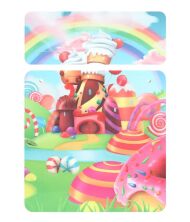 Дитяча парта регульована шкільна зі стільцем 904-139 малюнок Цукерки**