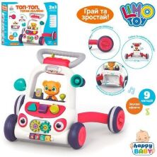Каталка-ходунки штовхач LIMO TOY HB 0023 Музика, звук і світлові ефекти**