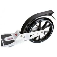 Складаний двоколісний самокат Maraton Decider 2022 Алюмінієвий з ручним гальмом/білий