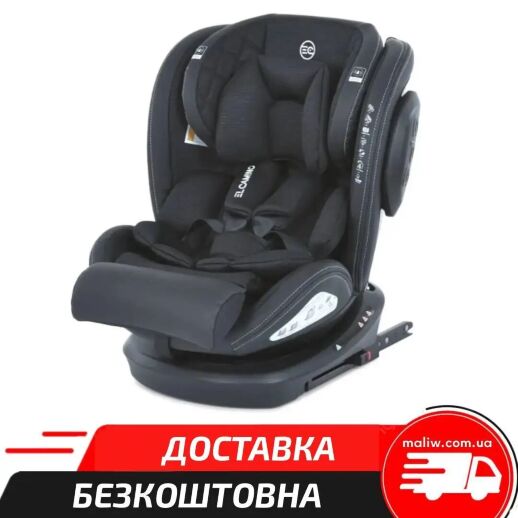 Дитяче автокрісло El Camino Evolution 360 ME 1045 Black Striped чорне в смужку