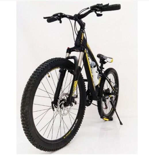 Підлітковий велосипед колеса 24 дюймів S300 Blast-New Чорно-Жовтий