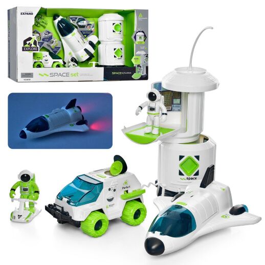 Дитячий ігровий набір Космічна станція 80105 звукові та світлові ефекти
