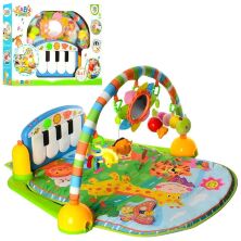 Розвиваючий килимок для немовляти PA318 дуга підвіски піаніно музика світло