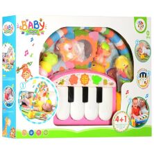 Розвиваючий килимок для немовляти PA318 дуга підвіски піаніно музика світло