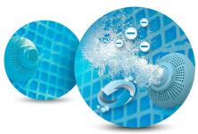 Каркасный круглый бассейн Intex 26716 диаметр 366см / объем 8592л с катриджным фильтр-насосом и лестницей