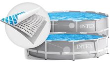 Каркасный круглый бассейн Intex 26716 диаметр 366см / объем 8592л с катриджным фильтр-насосом и лестницей