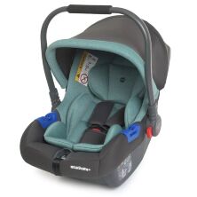 Автокрісло дитяче Бебикокон EL CAMINO NEWBORN+ ME 1043 Royal Mint група 0+ / матеріал ЛЬОН / сіро-м'ятна