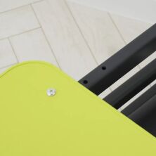 Дитячий Стільчик-трансформер для годування Graphite чорний-лайм