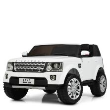 Дитячий двомісний електромобіль Land Rover M 4063EBLR-1 білий