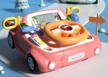 Дитяча іграшка кермо-авто тренажер з музичними та світловими ефектами CY 7099 B, мятний