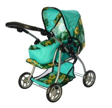 Лялькова коляска-трансформер MELOGO 9672 Коляска для ляльки металева з люлькою-перенескою