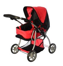 Лялькова коляска-трансформер MELOGO 9672 Коляска для ляльки металева з люлькою-перенескою