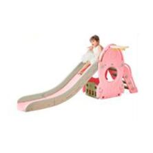 Дитяча гірка BAMBI L-HJ01-8 баскетбольне кільце рожева**