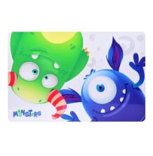 Дитячий дерев'яний столик зі стільчиком і ящиком Bambi 803-4 Монстри**