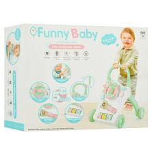 Каталка-ходунки-штовхач 648A-47 музика звук, світло кермо пищалка