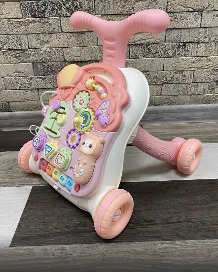 Каталка толокар ходунки LIMO TOY M 5473 AB (N5218A) піаніно шестерні сортер музика, звук, світло