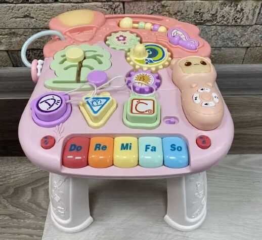 Каталка толокар ходунки LIMO TOY M 5473 AB (N5218A) піаніно шестерні сортер музика, звук, світло