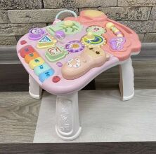 Каталка толокар ходунки LIMO TOY M 5473 AB (N5218A) піаніно шестерні сортер музика, звук, світло