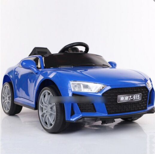 Дитячий одномісний електромобіль Легкова машина Спорткар Audi T-7662 на EVA колесах синій