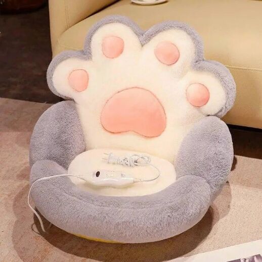 Крісло-подушка-іграшка дитяче м'яке з підігрівом "Тапа Лапка" для дівчинки та хлопчика (L4)