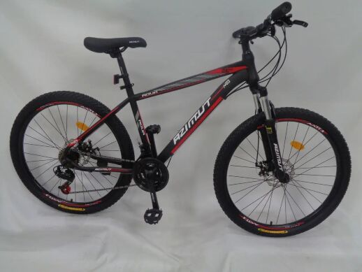 Спортивний гірський велосипед Azimut Aqua 24 дюйми GFRD чорно-червоний