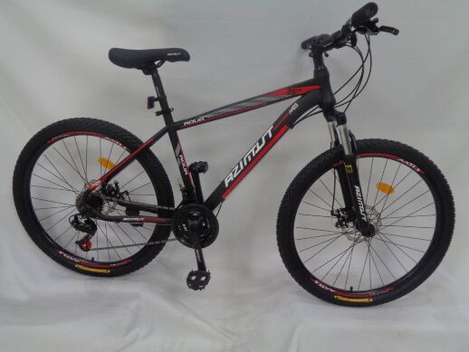 Спортивний гірський велосипед Azimut Aqua 24 дюйми GFRD чорно-червоний