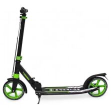 Складаний двоколісний самокат Maraton PRO Алюмінієвий / чорно-зелений