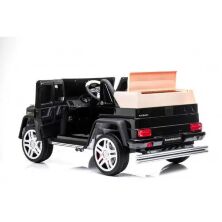 Дитячий Електромобіль-Джип Mercedes Maybach G650 Ліцензійний 4X4 Повний привід Чорний