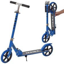 Самокат дитячий двоколісний складаний iTrike SR2-010-2-BL алюмінієвий з підніжкою синій **