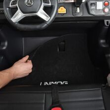 Дитячий двомісний електромобіль BAMBI Джип Мерседес 4WD M 4133EBLR-1 з амортизаторами білий